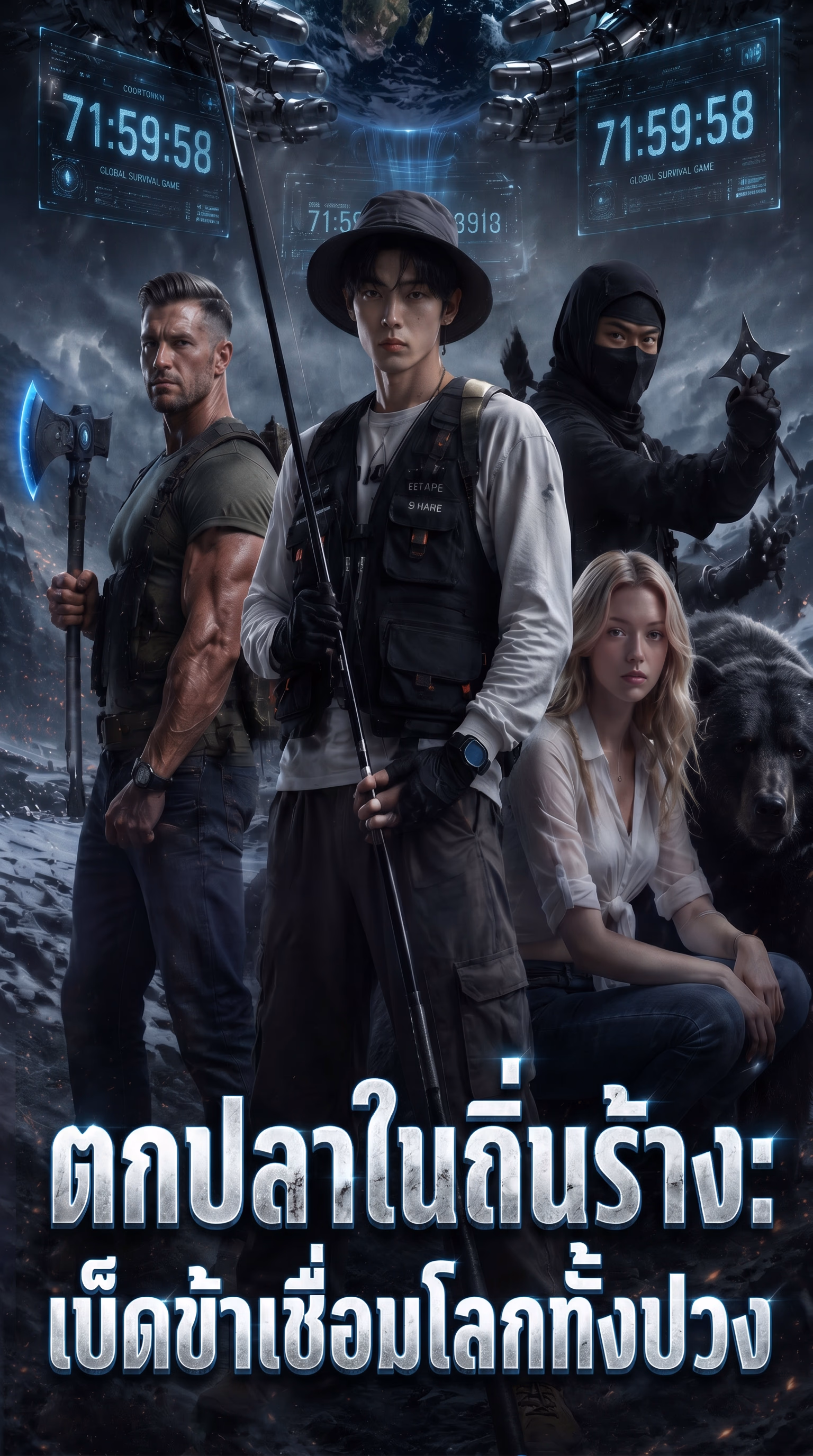 ตกปลาในถิ่นร้าง: เบ็ดข้าเชื่อมโลกทั้งปวง